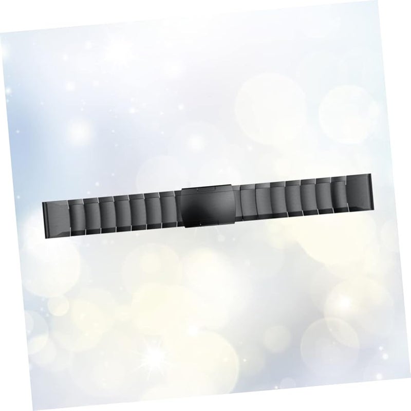 Balacoo Forerunner Watch Band Replacement Stainless Steel Strap Black - Image 4